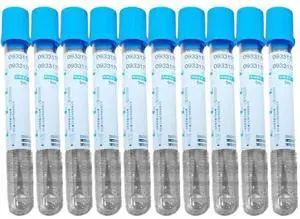 10 Pcs PRF PRP Sodium Citrate Test Tubes 10Ml - Sterile Vacuum Tube For Separation 10 Pcs PRF PRP Sodium Citrate Test Tubes 10Ml - Sterile Vacuum Tube For Separation
