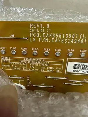 EAX65613901 (1.6) EAY63149401 LGP4955-14UL12 Power Supply Board is for 55UB850V 55UB850T 49UB820V 49UB850V 49UF695V TV EAX65613901 (1.6) EAY63149401 LGP4955-14UL12 Power Supply Board is for 55UB850V 55UB850T 49UB820V 49UB850V 49UF695V TV