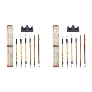 16PCS Chinese Calligraphy Brushes Watercolor Brushes Painting Writing Brush Brush Holder For Beginner 16PCS Chinese Calligraphy Brushes Watercolor Brushes Painting Writing Brush Brush Holder For Beginner