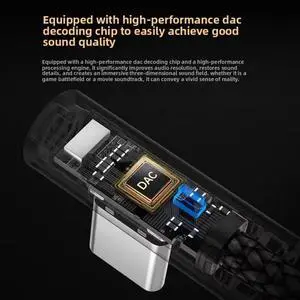 KZ AM03 Headphone Amp USB-C Dongle Digital Decoding Amplifier Professional Grade Sound Adjustment Function KZ AM03 Headphone Amp USB-C Dongle Digital Decoding Amplifier Professional Grade Sound Adjustment Function