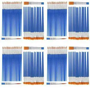 Acrylic Paint Brush Set 200 Pcs Small Brushes Flat Detail Soft Bristle Watercolor Model For Face Painting Craft Supplies Acrylic Paint Brush Set 200 Pcs Small Brushes Flat Detail Soft Bristle Watercolor Model For Face Painting Craft Supplies