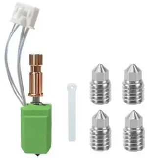For Anycubic Kobra S1/S1 Combo Compatible Upgraded Hotend Kit Featuring 4Pcs 0.2/0.4/0.6/0.8Mm Nozzles For 3D Printer Parts For Anycubic Kobra S1/S1 Combo Compatible Upgraded Hotend Kit Featuring 4Pcs 0.2/0.4/0.6/0.8Mm Nozzles For 3D Printer Parts