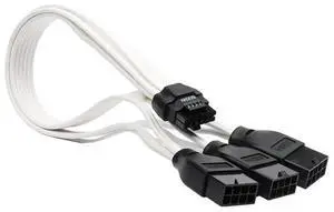 PCIE5.0 PSU Graphics Card Extension Cable 16(12+4)Pin Male To 3X8(6+2)Pin Female Cable 600W GPU Module Adapter Cable PCIE5.0 PSU Graphics Card Extension Cable 16(12+4)Pin Male To 3X8(6+2)Pin Female Cable 600W GPU Module Adapter Cable