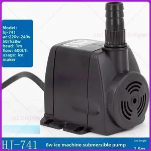 Ice Maker Spare Parts Water Pump HJ-741 AC220-240V 8W Submersible Pump For Ice Machine Ice Maker Spare Parts Water Pump HJ-741 AC220-240V 8W Submersible Pump For Ice Machine