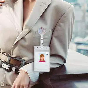 10Pcs Retractable Badge Holder Nurse Badge Reels With Alligator Clip Decorative ID Name Badge Reel For Office Worker 10Pcs Retractable Badge Holder Nurse Badge Reels With Alligator Clip Decorative ID Name Badge Reel For Office Worker