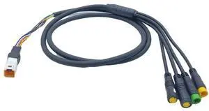 For Bafang 1T4 Main Line M300 M400 M420 M620 Mid-Mounted Motor 1T4-UART Interface EB BUS Replacement Part For Bafang 1T4 Main Line M300 M400 M420 M620 Mid-Mounted Motor 1T4-UART Interface EB BUS Replacement Part