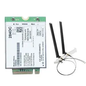 DW5820E L850-GL LTE 4G Card Module +2X8DB Antenna Kit 0284DC 284DC For Laptop 3500 5400 DW5820E L850-GL LTE 4G Card Module +2X8DB Antenna Kit 0284DC 284DC For Laptop 3500 5400