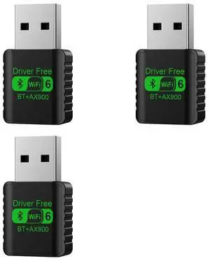 3X 6 AX900 Bluetooth 5.4 USB Adapter Network Card 2.4G And 5Ghz Wlan Receiver Signal Receiver Style 2 3X 6 AX900 Bluetooth 5.4 USB Adapter Network Card 2.4G And 5Ghz Wlan Receiver Signal Receiver Style 2