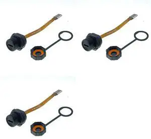 3X Waterproof IP67 IP68 Type C Female To Male PFC Flat Cable 3.1 Threaded Type Type-C 3.1 3X Waterproof IP67 IP68 Type C Female To Male PFC Flat Cable 3.1 Threaded Type Type-C 3.1