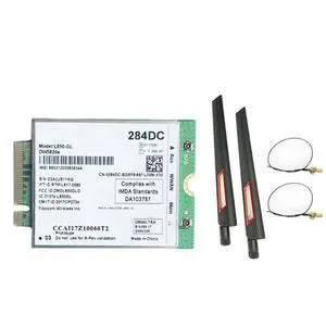 DW5820E L850-GL LTE 4G Card Module 2X10DB Antenna 0284DC 284DC For Laptop 3500 5400 DW5820E L850-GL LTE 4G Card Module 2X10DB Antenna 0284DC 284DC For Laptop 3500 5400