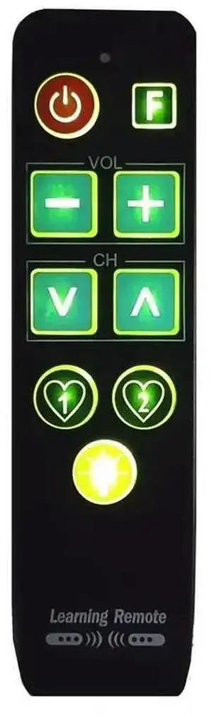 Backlit 9 Big Buttons Remote Control Learning Tool For Old People Easy Operation Works For TV VCR STB DVD DVB BOX Backlit 9 Big Buttons Remote Control Learning Tool For Old People Easy Operation Works For TV VCR STB DVD DVB BOX