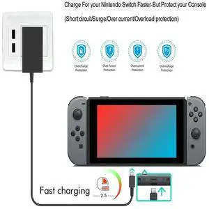 AC Adapter For Switch 15V 2.6A Type-C Socket For Nintend Switch Dock/Controller US Plug AC Adapter For Switch 15V 2.6A Type-C Socket For Nintend Switch Dock/Controller US Plug