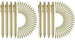 60 Pcs Gold Ballpoint Pens Bulk Retractable Black Ink Medium Point Pens For Wedding Bridal Shower Business Office 60 Pcs Gold Ballpoint Pens Bulk Retractable Black Ink Medium Point Pens For Wedding Bridal Shower Business Office