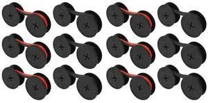 12Pcs Universal Typewriter Ribbon Twin Spool Typewriter Ribbon Replacement For Most Typewriter (Black-Red,Black) 12Pcs Universal Typewriter Ribbon Twin Spool Typewriter Ribbon Replacement For Most Typewriter (Black-Red,Black)