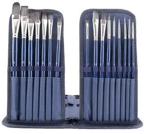 Artist Paint Brushes Hair &16 Different Sizes,For Arts Crafts Supplies Or Beginners&Professionals Artist Paint Brushes Hair &16 Different Sizes,For Arts Crafts Supplies Or Beginners&Professionals