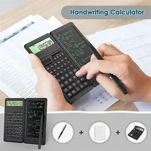 Solar Scientific Calculator With LCD Notepad Functions Professional Foldable Calculator For Students Solar Scientific Calculator With LCD Notepad Functions Professional Foldable Calculator For Students