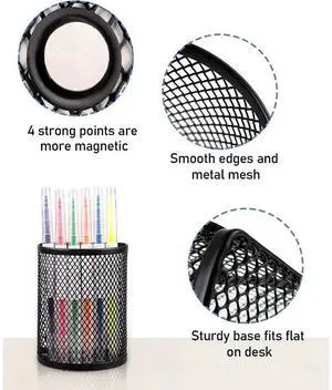 Magnetic Pen Holder Organizer Accessories 4 Pack For School And Office, Pencil Locker Black Locker Solution Magnetic Pen Holder Organizer Accessories 4 Pack For School And Office, Pencil Locker Black Locker Solution