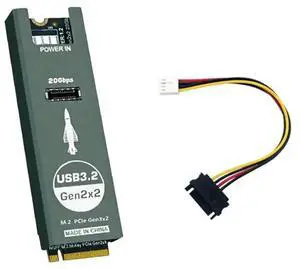 M. 2 M-Key Pcie To Type-E Adapter Card Nvme M. 2 Front USB 3.2 ASM3242 20Gb Type-C& Type-E Expansion Card M. 2 M-Key Pcie To Type-E Adapter Card Nvme M. 2 Front USB 3.2 ASM3242 20Gb Type-C& Type-E Expansion Card