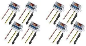 8Pc XH-W3001 Digital Temperature Controller Module Thermostat Switch Waterproof Probe Electronic Thermostat 12V 10A 120W 8Pc XH-W3001 Digital Temperature Controller Module Thermostat Switch Waterproof Probe Electronic Thermostat 12V 10A 120W