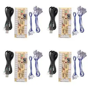 4X Zero Delay Arcade DIY Arcade USB Encoder To Joystick For PC/PS3/Raspberry Pi/Android With SANWA Joystick 4.8MM BUTTON 4X Zero Delay Arcade DIY Arcade USB Encoder To Joystick For PC/PS3/Raspberry Pi/Android With SANWA Joystick 4.8MM BUTTON