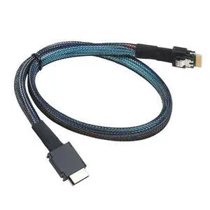 SFF-8611 4I 40P Male To Slimline SFF-8654 4I 38P Male Data Cable Active PCIE Oculink PCI-Express SFF-8611 1M SFF-8611 4I 40P Male To Slimline SFF-8654 4I 38P Male Data Cable Active PCIE Oculink PCI-Express SFF-8611 1M