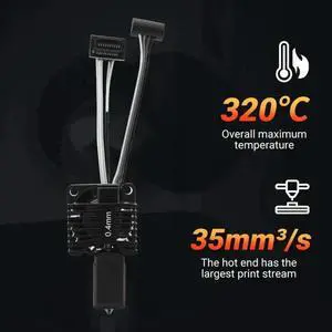 Hot End Kit For P1 Series 3D Printer(1 Set), Includes Fan, Heating Thermistor, 0.4Mm Nozzle For P1P/P1S Models Hot End Kit For P1 Series 3D Printer(1 Set), Includes Fan, Heating Thermistor, 0.4Mm Nozzle For P1P/P1S Models