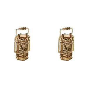 2X 3D Wooden Puzzles For Adults Vintage Lantern Model Kits With Light, 3D Wooden Lantern Model Kits To Build For Home 2X 3D Wooden Puzzles For Adults Vintage Lantern Model Kits With Light, 3D Wooden Lantern Model Kits To Build For Home