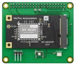 Heltec HT-HC01P V2 Wi-Fi Halow Module 16Dbm 863-870Mhz Mini Pcie Interface And For Raspberry Pi HAT Baseplate For Iot Heltec HT-HC01P V2 Wi-Fi Halow Module 16Dbm 863-870Mhz Mini Pcie Interface And For Raspberry Pi HAT Baseplate For Iot