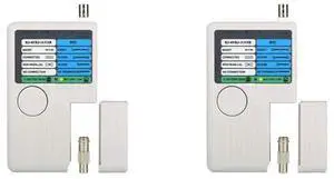 RJ45 RJ11 USB BNC LAN Network Cable Tester 4 In 1 1 Set Cat5 Cat6 Wire Tester For Ethernet Phone Coaxial Cables RJ45 RJ11 USB BNC LAN Network Cable Tester 4 In 1 1 Set Cat5 Cat6 Wire Tester For Ethernet Phone Coaxial Cables