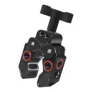 Camera Clamp Mount With Locating Pin For ARRI Standard, Super Clamp- 1/4"- 20& 3/8"- 16 Thread For Monitor Mounting System Camera Clamp Mount With Locating Pin For ARRI Standard, Super Clamp- 1/4"- 20& 3/8"- 16 Thread For Monitor Mounting System