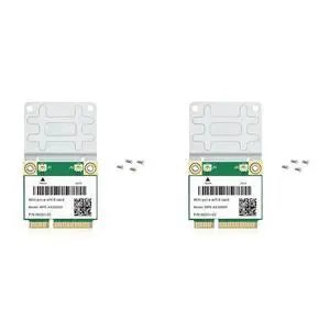 2X 6 MPE-AX3000H 2974Mbps Half Mini PCI-E Card Bluetooth 5.0 Dual Band 2.4G/5G Wlan Network Card 2X 6 MPE-AX3000H 2974Mbps Half Mini PCI-E Card Bluetooth 5.0 Dual Band 2.4G/5G Wlan Network Card