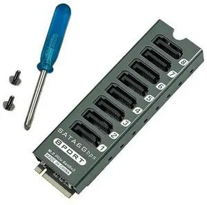 SATA 3.0 Expansion Card For M.2 Pcie Slots High-Speed For Data Centers 8 Port Expansion Card SATA 3.0 Expansion Card For M.2 Pcie Slots High-Speed For Data Centers 8 Port Expansion Card