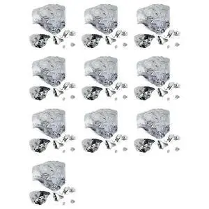 10X Silicon l, Elements 14 Semiconductor Monocrystalline Si Block, Raw Material For Monocrystalline Wafer(50G) 10X Silicon l, Elements 14 Semiconductor Monocrystalline Si Block, Raw Material For Monocrystalline Wafer(50G)