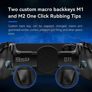 D11 Stretch Gamepad Hall Trigger For Switch Macro Programming PC Android IOS Bluetooth Streaming Joystick D11 Stretch Gamepad Hall Trigger For Switch Macro Programming PC Android IOS Bluetooth Streaming Joystick