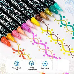 36 Colors Paint Pens Premium Acrylic Paint Markers For Wood, Canvas, Stone, Rock Painting 36 Colors Paint Pens Premium Acrylic Paint Markers For Wood, Canvas, Stone, Rock Painting