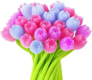 Color Changing Tulip Flower Pens Bulk 50 Pieces Gel Ink For School Classroom For Birthday Party Favors Gift Color Changing Tulip Flower Pens Bulk 50 Pieces Gel Ink For School Classroom For Birthday Party Favors Gift
