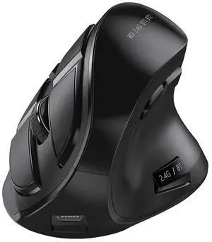 AT-Bluetooth Vertical Mouse Rechargeable USB Mouse Ergonomics Mouse for PC Tablet Laptop AT-Bluetooth Vertical Mouse Rechargeable USB Mouse Ergonomics Mouse for PC Tablet Laptop