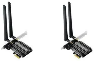 2X 6E AX5400 PCIE Adapter Bluetooth 5.3 Triple Band 2.4G/5G 802.11AX Netwotk Receiver MU-MIMO For Win10/11 2X 6E AX5400 PCIE Adapter Bluetooth 5.3 Triple Band 2.4G/5G 802.11AX Netwotk Receiver MU-MIMO For Win10/11