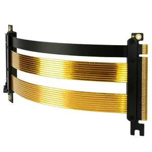 Pcie 5.0 X16 Riser Cable For 50/40/30 Series Vertical GPU 90° PCI Express 5.0 Graphics Card Extension Cable 20CM Pcie 5.0 X16 Riser Cable For 50/40/30 Series Vertical GPU 90° PCI Express 5.0 Graphics Card Extension Cable 20CM