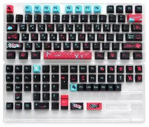 For Jinx For GH60/GK61 GK64/84/87/96/104/108/980 129 Keys PBT Keycaps For Korean Mechanical Keyboard Profile For Jinx For GH60/GK61 GK64/84/87/96/104/108/980 129 Keys PBT Keycaps For Korean Mechanical Keyboard Profile