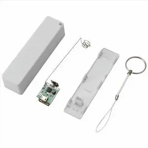 External Power Bank Charger with Keychain (Without ) (White) External Power Bank Charger with Keychain (Without ) (White)