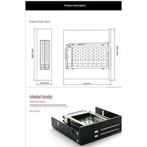 Dual Bay SATA2 Hard Drive HDD & SSD Tray Internal Mobile Rack Enclosure Docking Station Hot Swap Bracket,HD520 Dual Bay SATA2 Hard Drive HDD & SSD Tray Internal Mobile Rack Enclosure Docking Station Hot Swap Bracket,HD520