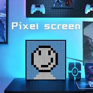 LED Pixel APP Cellphone Control Display 16X16 Programmable Night Light LED Screen for Gaming Decoration Business LED Pixel APP Cellphone Control Display 16X16 Programmable Night Light LED Screen for Gaming Decoration Business