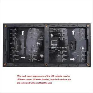 2Pcs P4 LED Screen Panel Module 256x128mm 64x32 Pixels 1/16 Scan Indoor SMD RGB Full Color P4 LED Display Panel Module 2Pcs P4 LED Screen Panel Module 256x128mm 64x32 Pixels 1/16 Scan Indoor SMD RGB Full Color P4 LED Display Panel Module