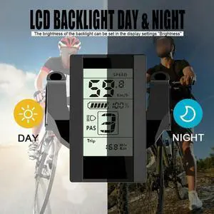 Black Ebike Display 800S for BBS01 BBS02 HD Midder Motor Package Includes 1 Display Black Ebike Display 800S for BBS01 BBS02 HD Midder Motor Package Includes 1 Display