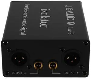 Audio Isolator XLR Noise Isolator Box Eliminator For Audio System Ground Loop Isolation Audio Isolator XLR Noise Isolator Box Eliminator For Audio System Ground Loop Isolation
