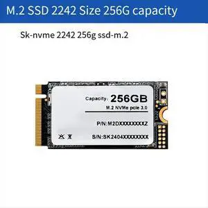 SK M2 NVME 2242 256GB High-Speed Solid State Drive High-3D Flash Memory High-Speed Reading/Writing SK M2 NVME 2242 256GB High-Speed Solid State Drive High-3D Flash Memory High-Speed Reading/Writing