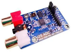DLHiFi I2S ADC HiFi Audio Acquisition Card Module WM8782S Master-Slave Mode Development Board 24BIT DLHiFi I2S ADC HiFi Audio Acquisition Card Module WM8782S Master-Slave Mode Development Board 24BIT