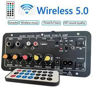 Hot-Selling Car Subwoofer Bluetooth Amplifier Board Home Karaoke Digital Amplifier Three-in-One D10 Hot-Selling Car Subwoofer Bluetooth Amplifier Board Home Karaoke Digital Amplifier Three-in-One D10