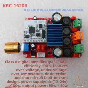 Full Range Class D High Power 50W*2 Bluetooth Digital Amplifier Board HIFI Stereo Pair Box Speaker DIY Full Range Class D High Power 50W*2 Bluetooth Digital Amplifier Board HIFI Stereo Pair Box Speaker DIY